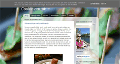 Desktop Screenshot of cookiecrumble.se